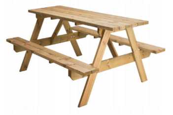 Wooden Picnic Table