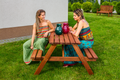 A-Frame Table Ches brown