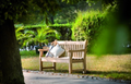 Darwin Bench 1,5m green Gartenbank