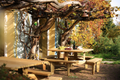 Square Pinic table 8 People
